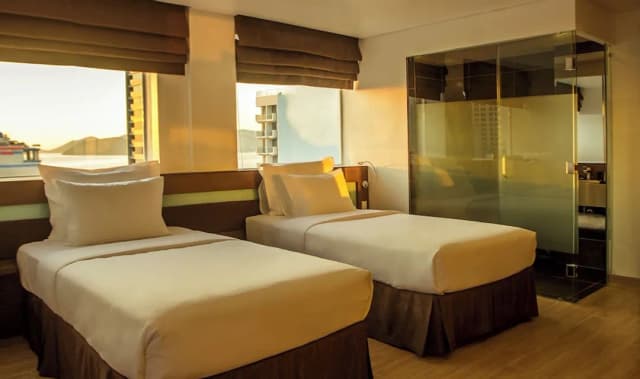 오션 뷰 나트랑-이그제큐티브 더블룸 또는 트윈룸, 발코니, 바다 전망-1