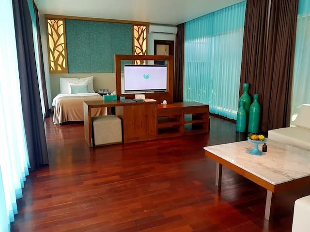 金巴蘭葉子飯店-Spearmint - One Bedroom Pool Villa, King Bed-9