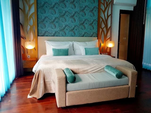 金巴蘭葉子飯店-Spearmint - One Bedroom Pool Villa, King Bed-3