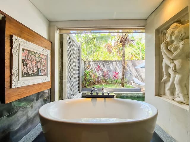 金巴蘭葉子飯店-Spearmint - One Bedroom Pool Villa, Twin Bed-9