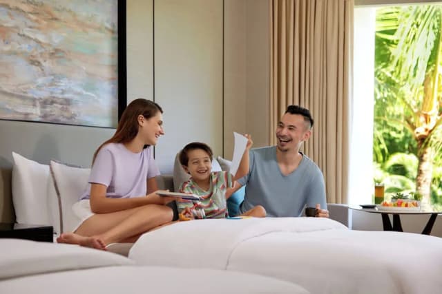 峇里努沙杜瓦威斯汀度假村-特級客房, 2 張標準雙人床, 露台-4