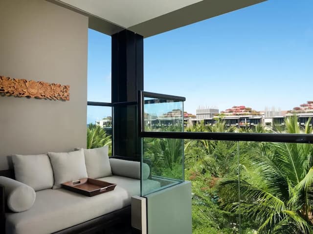 峇里阿普爾瓦凱賓斯基酒店-豪華客房, 1 間臥室, 露台, 花園景 (Ocean Court)-8