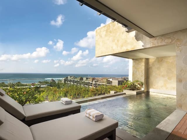 峇里阿普爾瓦凱賓斯基酒店-套房, 1 間臥室, 私人泳池, 海景 (Junior Suite)-3