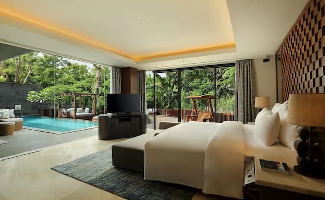 Anantara Uluwatu Bali Resort-Three Bedroom Garden View Pool Villa-4
