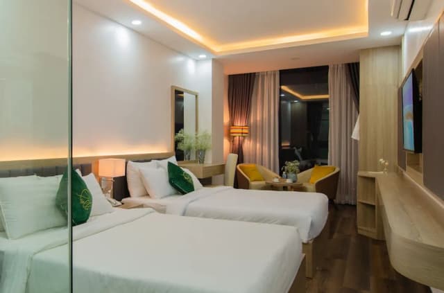 安納海姆Holi精品酒店-家庭客房, 2 張加大雙人床, 城市景-1