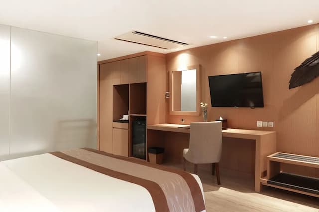 de Vins Sky Hotel Seminyak-华丽客房-7