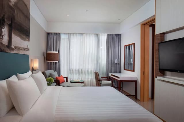 Courtyard By Marriott Bali Seminyak Resort-套房, 1 间卧室, 泳池景观 (Balcony)-9