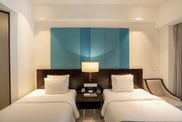 ホリデイ イン リゾート バリ ヌサドゥア by IHG-プレミアム ルーム シングルベッド 2 台 オーシャンフロント-7
