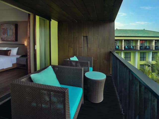 Mercure Bali Legian-华丽客房, 1 张双人床, 阳台-5
