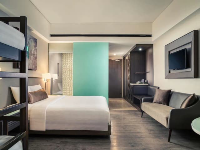 Mercure Bali Legian-Family Room with 1 King Size and Children Bunk Bed-3