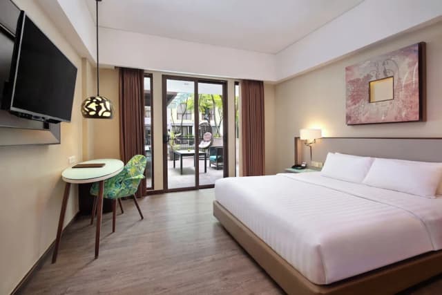 Mercure Bali Legian-Privilege, 客房, 1 张特大床, 阳台-3