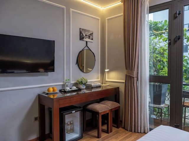 하노이 HM 부티크 호텔-스위트, 발코니, 시내 전망-5