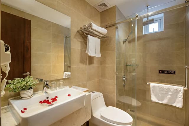 セン ブティック ホテル-スタンダード ダブルまたはツインルーム バリアフリー 専用バスルーム-4