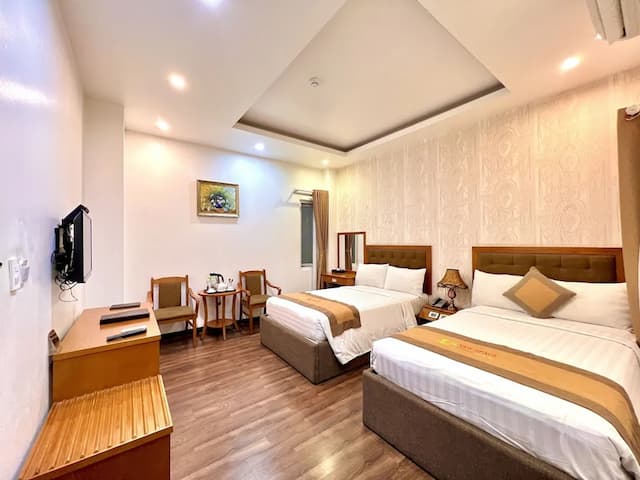 新空間酒店-高級雙床房-1