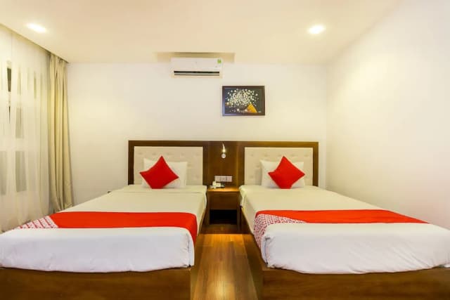 中心酒店-標準雙床房-2