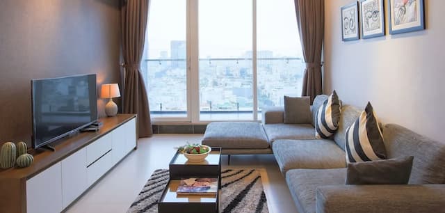 럭셔리 벤 탄 TAA 아파트먼트-이그제큐티브 아파트, 침실 2개-1