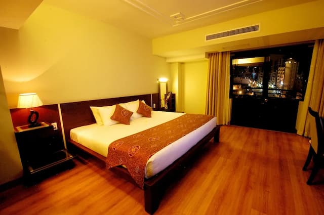 Asia Paradise Hotel-小型套房, 1 张大床, 城市景观-8