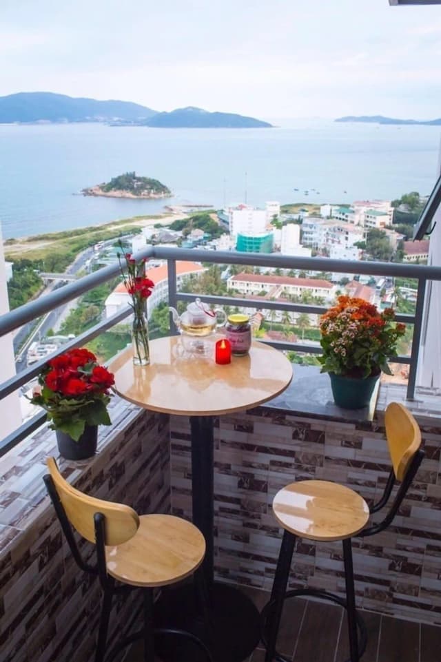 芽莊海洋酒店-公寓, 2 間臥室, 部分海景-7