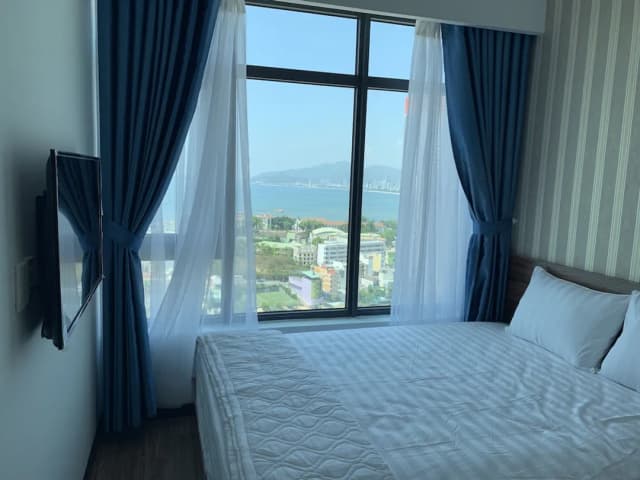 芽莊海洋酒店-公寓, 2 間臥室, 部分海景-3