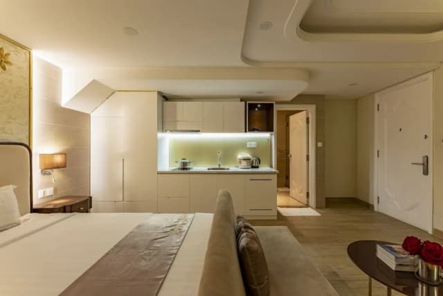 蘇蘇黃金樹飯店及出租公寓-開放式客房 (Basement Apartment)-7