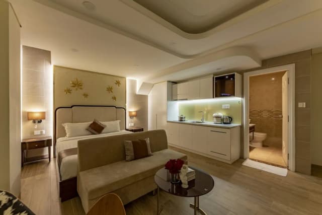 蘇蘇黃金樹飯店及出租公寓-開放式客房 (Basement Apartment)-2