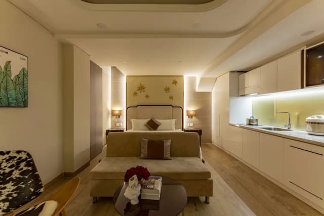 蘇蘇黃金樹飯店及出租公寓-開放式客房 (Basement Apartment)-3