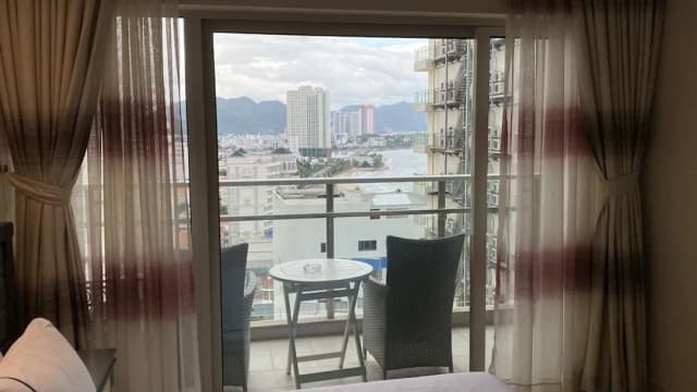 ロータス ヴィレッジ ニャチャン-スーペリア スタジオ クイーンベッド 1 台 簡易キッチン オーシャンビュー-7