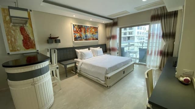 ロータス ヴィレッジ ニャチャン-スーペリア スタジオ クイーンベッド 1 台 簡易キッチン オーシャンビュー-1