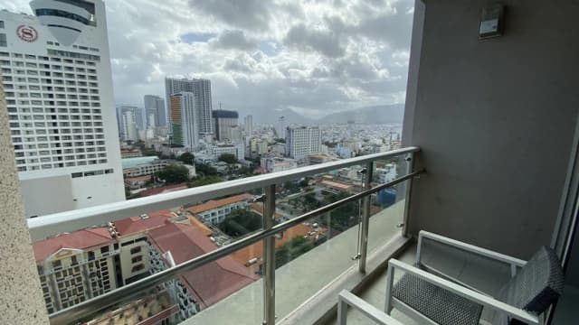 ロータス ヴィレッジ ニャチャン-デラックス スタジオ 1 ベッドルーム 簡易キッチン ビーチビュー-6