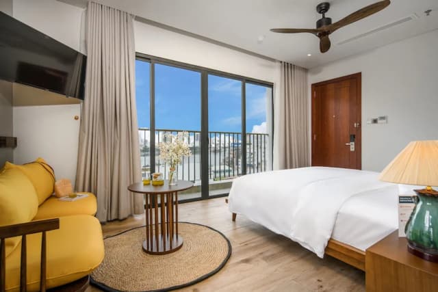 시호스 트로피컬 다낭 호텔 바이 하빌랜드-스튜디오, 발코니, 강 전망-4