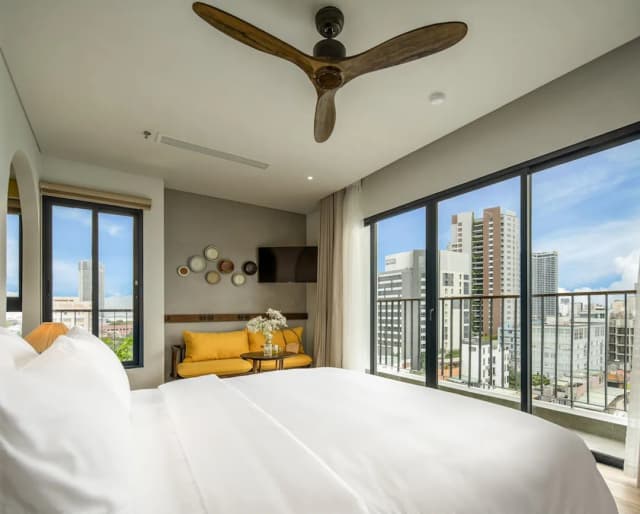 시호스 트로피컬 다낭 호텔 바이 하빌랜드-스튜디오, 발코니, 강 전망-1