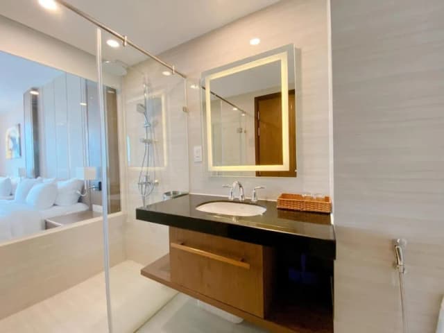 パノラマ ニャチャン セントラル コンドテル-デラックス ルーム オーシャンビュー-9