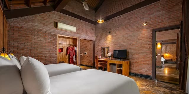 アセアンリゾート - 四季温泉＆スパ-バンガロー ガーデンビュー (Triple Suite with Onsen)-4