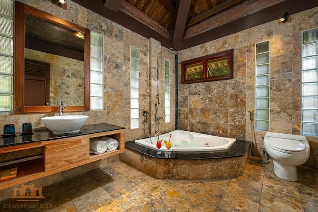 アセアンリゾート - 四季温泉＆スパ-バンガロー ガーデンビュー (Triple Suite with Onsen)-2