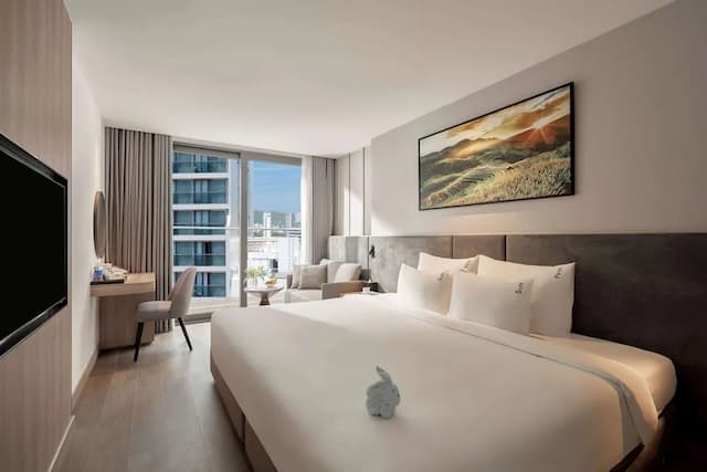 Adamas Boutique Hotel Nha Trang-华丽双人房或双床房, 阳台, 城市景观-5