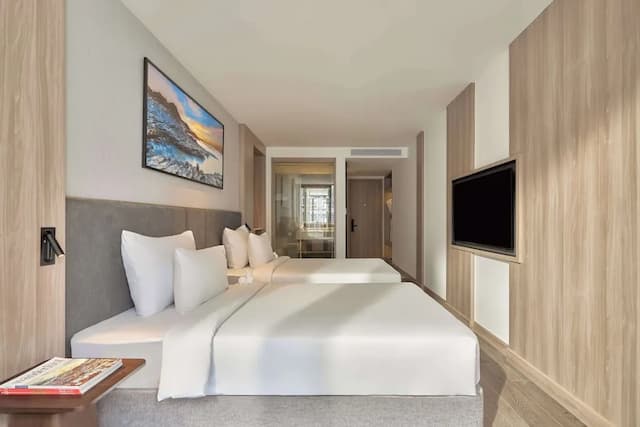 Adamas Boutique Hotel Nha Trang-品质双床房, 阳台, 城市景观-2