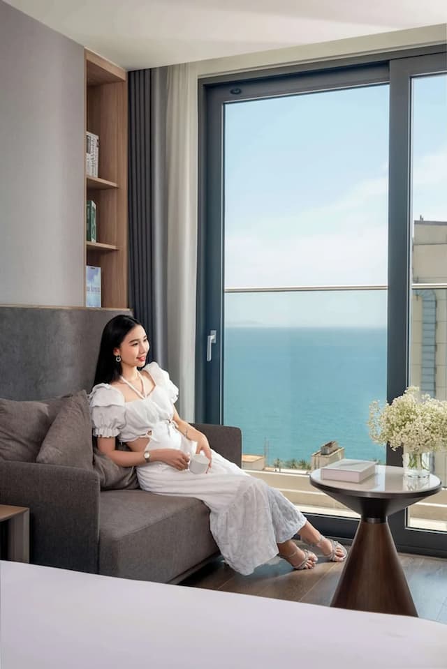 Adamas Boutique Hotel Nha Trang-尊贵双床房, 阳台, 海景-3