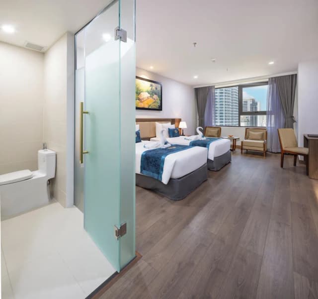 Gonsala Hotel Nha Trang-华丽双床房, 海景-4
