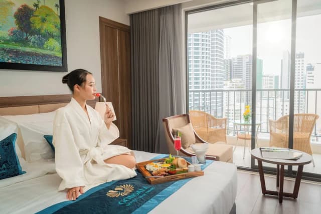Gonsala Hotel Nha Trang-尊贵双人房, 阳台, 海景-6