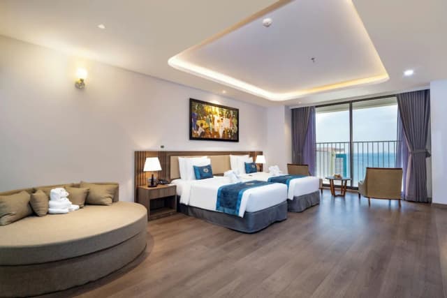 Gonsala Hotel Nha Trang-行政双床房, 阳台, 海景-1