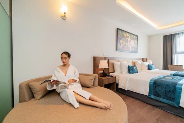 Gonsala Hotel Nha Trang-行政双床房, 阳台, 海景-4
