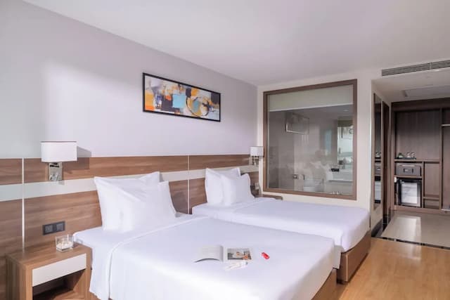 芽莊巴拿馬飯店-豪華雙床房, 陽台, 城市景觀-4