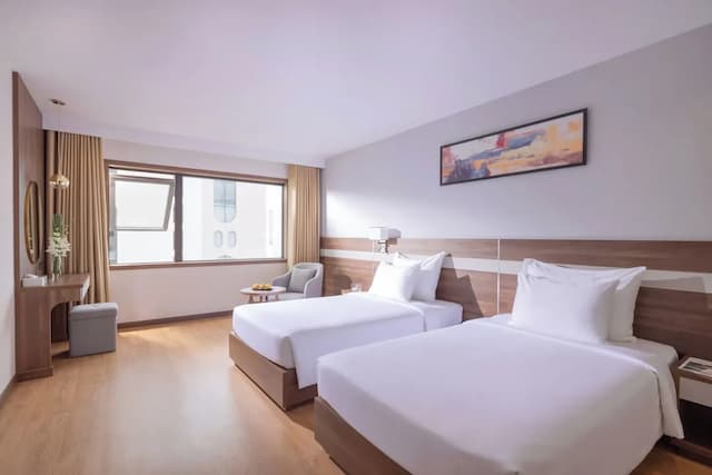 芽莊巴拿馬飯店-行政雙床房, 部分海景-3