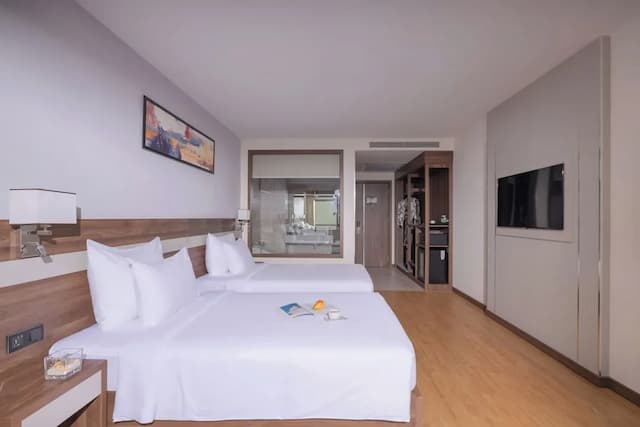 芽莊巴拿馬飯店-行政雙床房, 部分海景-2