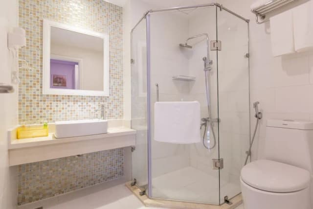 富美興奧德翁飯店-商務雙人或雙床房, 陽台-5