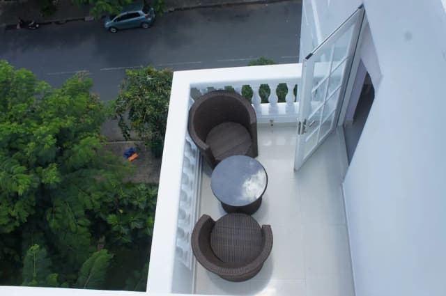 富美興奧德翁飯店-商務雙人或雙床房, 陽台-4