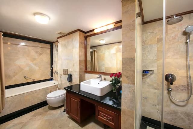 添泰飯店-三人房, 城市景觀 (Queen Room With 2 Queen Bed City View)-5