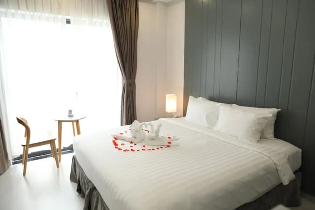 費德飯店-高級雙人房, 1 張特大雙人床, 城市景觀-6