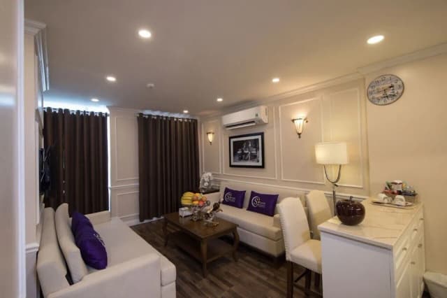 西貢夜晚豪華飯店-奢華開放式客房-13