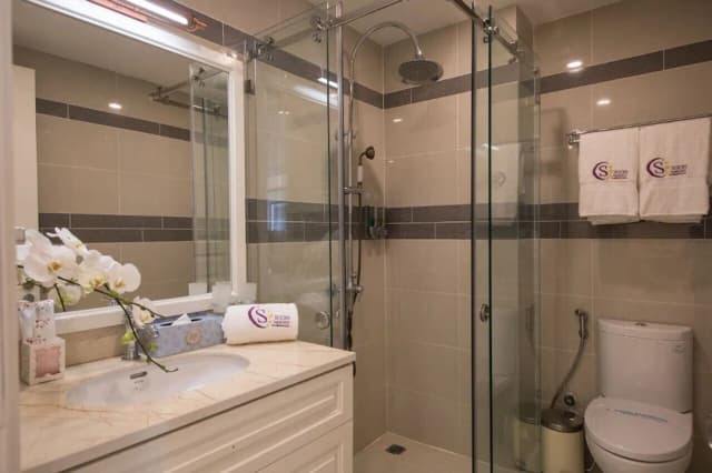 西貢夜晚豪華飯店-奢華開放式客房-23